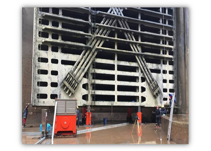 三峽南北二線提升器，提升高度175m ～185m